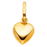 14KY Hollow Heart Pendant (PT446) (PT446)
