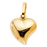 14KY Hollow Heart Pendant (PT449) (PT449)