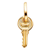 14KY Small Key Pendant (PT465) (PT465)