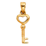 14KY Small Key Pendant (PT468) (PT468)