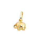 14KY Hollow Elephant Pendant (PT493) (PT493)