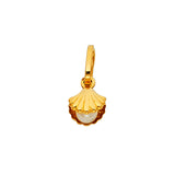 14KY Pearl Shell Pendant (PT496) (PT496)