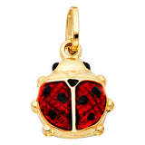 14KY Hollow Enamel Pendant (PT504) (PT504)