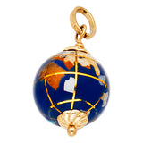14KY Hollow Enamel Pendant (PT516) (PT516)