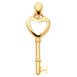 14KY Key Pendant (PT555) (PT555)