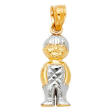 14K 2T Baby Pendant (PT668) (PT668)