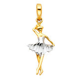 14K 2T Ballerina Pendant (PT772) (PT772)