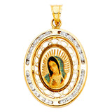 14KY Religious CZ Pendant (PT804)