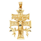 14KY Cross of Caravaca Pendant (PT1169)