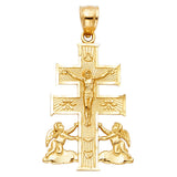 14KY Cross of Caravaca Pendant (PT1173)
