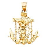 14KY Mariner Crucufix Pendant (PT1226)
