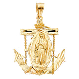 14KY Our Lady of Guadalupe Pendant (PT1232)
