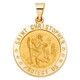 14KY St. Christopher Pendant (PT1239)