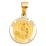 14KY Our GuaRoundian Angel Pendant (PT1248)