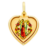 14K Our Lady of Guadalupe Pendant (PT1286)