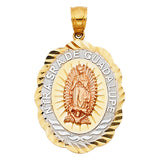14K 3C Our Lady of Guadalupe Pendant (PT1362)