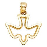 14KY Espiritu Santo Dove Pendant (PT1468)