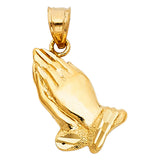 14KY Praying Hand Pendant (PT1482)