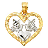 14K 2T Religious Pendant (PT1498)