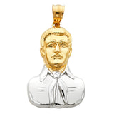 14K 2T Malverde Sinaloa Pendant (PT1515)
