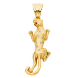 14KY CZ Puma Pendant (PT1530)
