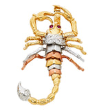 14K 3C Scorpion Pendant (PT1532)