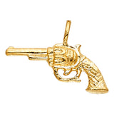 14KY Pistol Gun Pendant (PT1579)