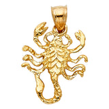 14KY Scorpion Pendant (PT1586)