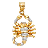 14K 2T Scorpion Pendant (PT1588)