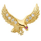 14KY CZ Eagle Pendant (PT1599)