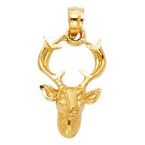 14KY Buck Pendant (PT1652)