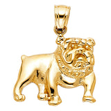 14KY Bulldog Pendant (PT1656)