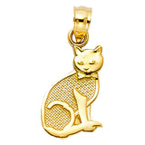14KY Cat Pendant (PT1659)