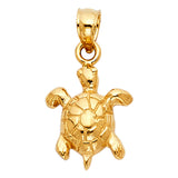 14KY Turtle Pendant (PT1685)
