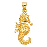 14KY Sea Horse Pendant (PT1687)