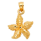14KY Starfish Pendant (PT1689)