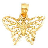 14KY Butterfly Pendant (PT1749)
