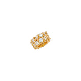 14KY CZ 2 Row Tiny Pendant (PT1759)