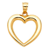 14KY Heart Pendant (PT1789)