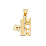 14KY #1 Mom Pendant (PT1835)