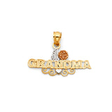 14K 3C Grandma Pendant (PT1841)