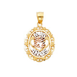 14K 3C 15 Years Pendant (PT1882)