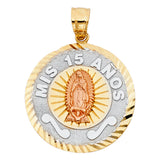 14K 3C 15 Years Pendant (PT1896)