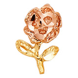 14K 2T Rose Pendant (PT1954)