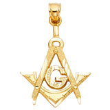 14KY Freemason Masonic Pendant (PT1962)