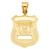14KY Police Pendant (PT1964)