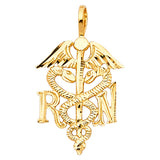14KY Symbol of Medical Service Pendant (PT1968)