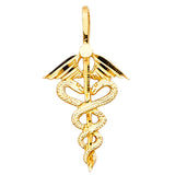 14KY Symbol of Medical Service Pendant (PT1969)