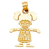 14KY Girl Pendant (PT2010)