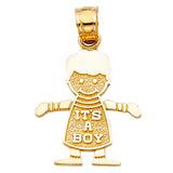 14KY Boy Pendant (PT2011)